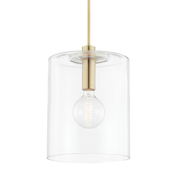 Mitzi - H108701L-AGB - One Light Pendant - Neko - Aged Brass from Lighting & Bulbs Unlimited in Charlotte, NC