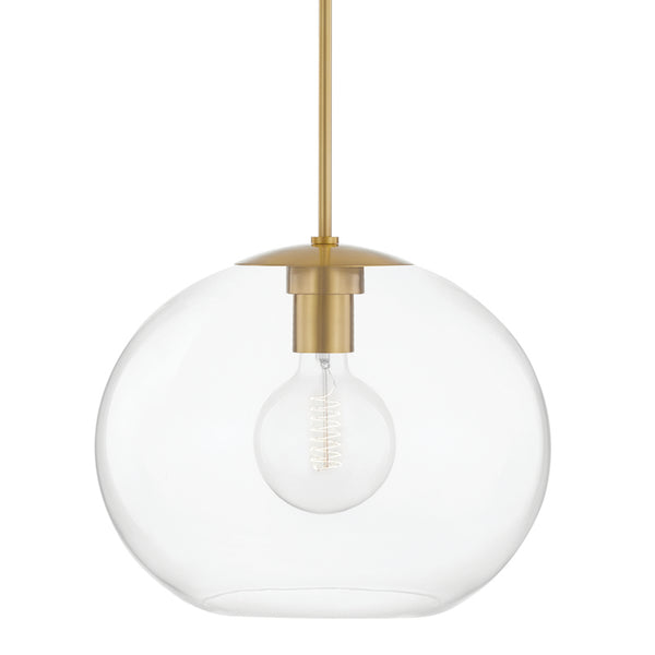 Mitzi - H270701XL-AGB - One Light Pendant - Margot - Aged Brass from Lighting & Bulbs Unlimited in Charlotte, NC