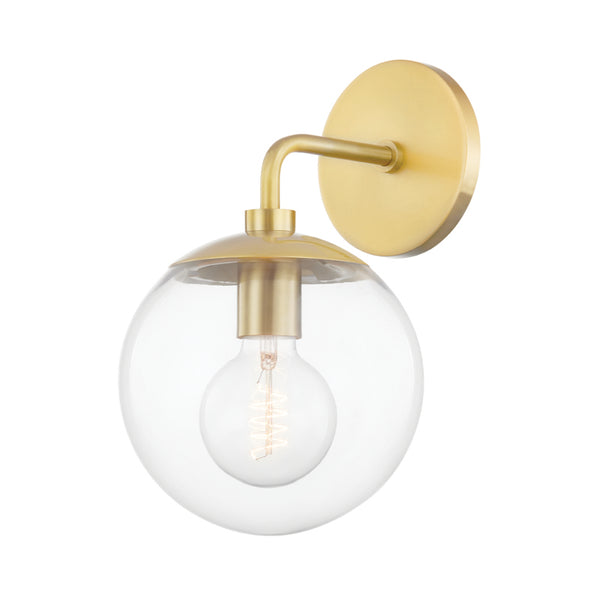 Mitzi - H503101-AGB - One Light Wall Sconce - Meadow - Aged Brass from Lighting & Bulbs Unlimited in Charlotte, NC
