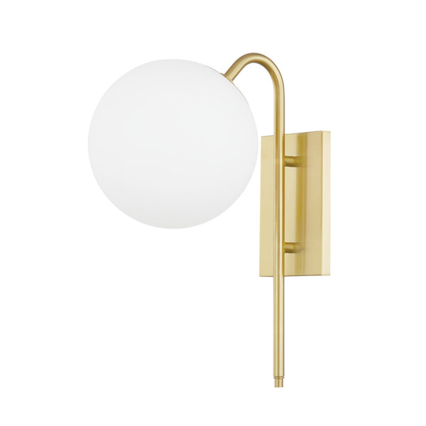 Mitzi - H504101-AGB - One Light Wall Sconce - Ingrid - Aged Brass from Lighting & Bulbs Unlimited in Charlotte, NC