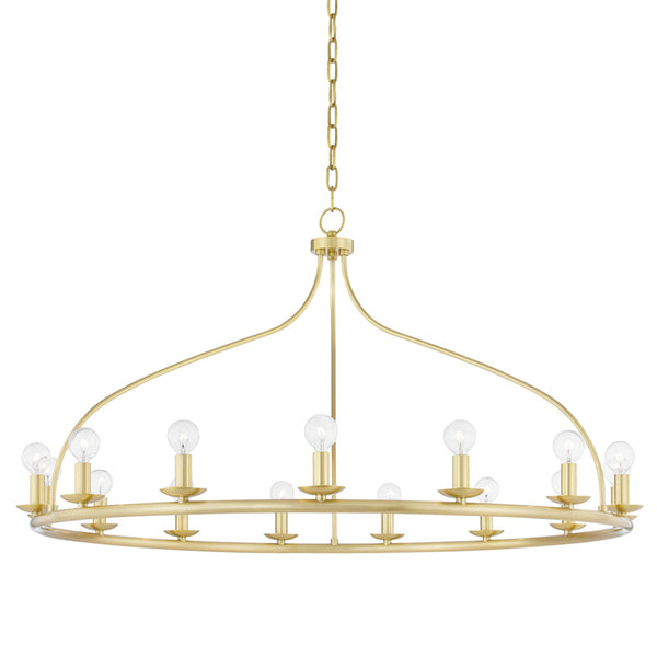 Mitzi - H511815-AGB - 15 Light Chandelier - Kendra - Aged Brass from Lighting & Bulbs Unlimited in Charlotte, NC