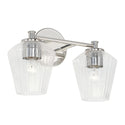 Capital Lighting - 141421PN-507 - Two Light Vanity - Beau - Polished Nickel from Lighting & Bulbs Unlimited in Charlotte, NC