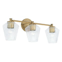 Capital Lighting - 141431AD-507 - Three Light Vanity - Beau - Aged Brass from Lighting & Bulbs Unlimited in Charlotte, NC