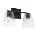 Capital Lighting - 142321MB-488 - Two Light Vanity - Sylvia - Matte Black from Lighting & Bulbs Unlimited in Charlotte, NC