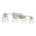 Capital Lighting - 142341AS-488 - Four Light Vanity - Sylvia - Antique Silver from Lighting & Bulbs Unlimited in Charlotte, NC