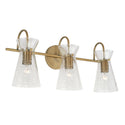 Capital Lighting - 142431AD - Three Light Vanity - Mila - Aged Brass from Lighting & Bulbs Unlimited in Charlotte, NC