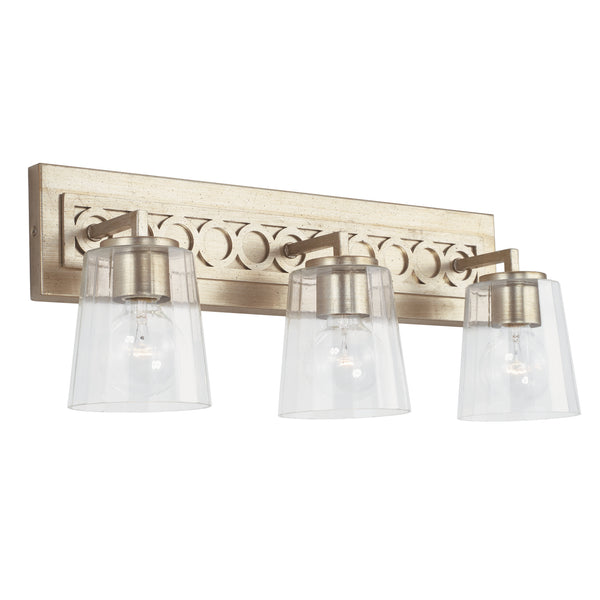Capital Lighting - 143131WG-515 - Three Light Vanity - Isabella - Winter Gold from Lighting & Bulbs Unlimited in Charlotte, NC