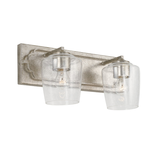 Capital Lighting - 143421AS-514 - Two Light Vanity - Merrick - Antique Silver from Lighting & Bulbs Unlimited in Charlotte, NC