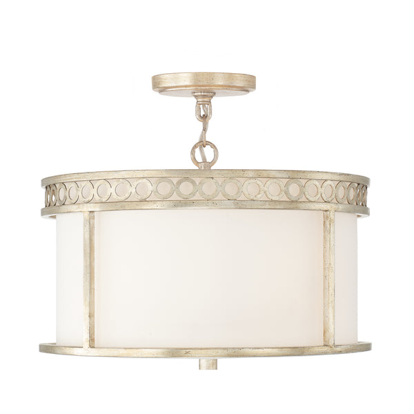 Capital Lighting - 243141WG - Four Light Semi-Flush Mount - Isabella - Winter Gold from Lighting & Bulbs Unlimited in Charlotte, NC