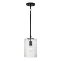 Capital Lighting - 341311MB - One Light Pendant - Emerson - Matte Black from Lighting & Bulbs Unlimited in Charlotte, NC