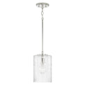 Capital Lighting - 341311PN - One Light Pendant - Emerson - Polished Nickel from Lighting & Bulbs Unlimited in Charlotte, NC