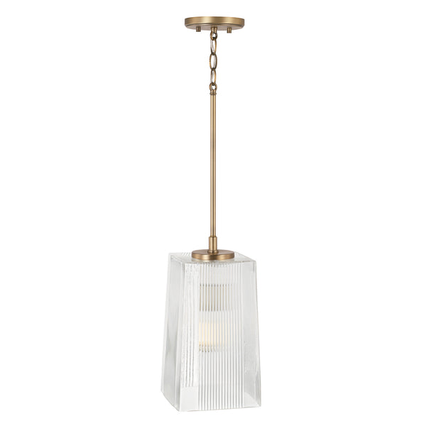 Capital Lighting - 341711AD - One Light Pendant - Lexi - Aged Brass from Lighting & Bulbs Unlimited in Charlotte, NC