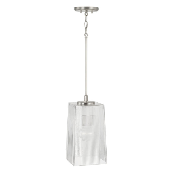 Capital Lighting - 341711BN - One Light Pendant - Lexi - Brushed Nickel from Lighting & Bulbs Unlimited in Charlotte, NC