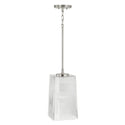 One Light Pendant from the Lexi Collection in Brushed Nickel Finish by Capital Lighting