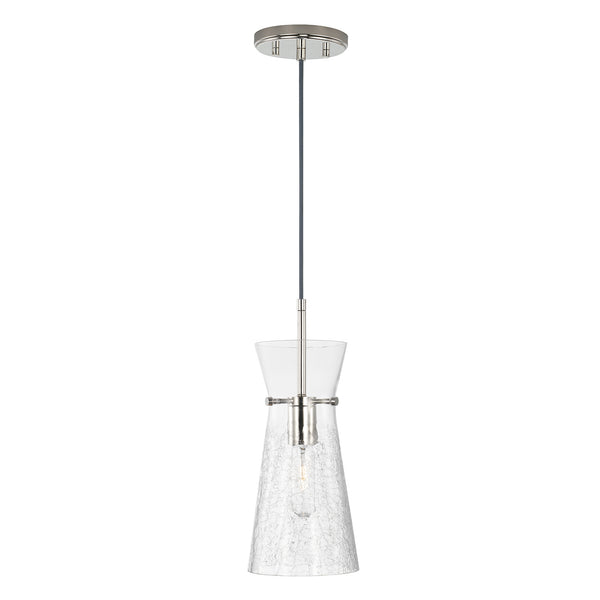 Capital Lighting - 342411PN - One Light Pendant - Mila - Polished Nickel from Lighting & Bulbs Unlimited in Charlotte, NC