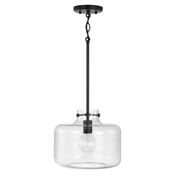 Capital Lighting - 342512MB - One Light Pendant - Brighton - Matte Black from Lighting & Bulbs Unlimited in Charlotte, NC
