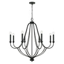 Capital Lighting - 441681BI - Eight Light Chandelier - Bentley - Black Iron from Lighting & Bulbs Unlimited in Charlotte, NC