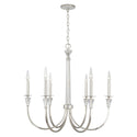 Capital Lighting - 441861PN - Six Light Chandelier - Laurent - Polished Nickel from Lighting & Bulbs Unlimited in Charlotte, NC