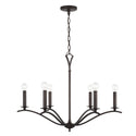 Capital Lighting - 442861OB - Six Light Chandelier - Jaymes - Old Bronze from Lighting & Bulbs Unlimited in Charlotte, NC