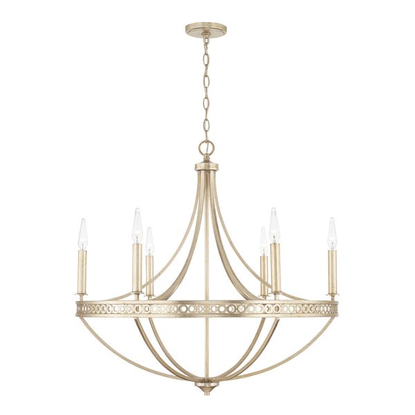 Capital Lighting - 443161WG - Six Light Chandelier - Isabella - Winter Gold from Lighting & Bulbs Unlimited in Charlotte, NC