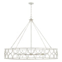 Eight Light Chandelier from the Ricci Collection in Winter White Finish by Capital Lighting