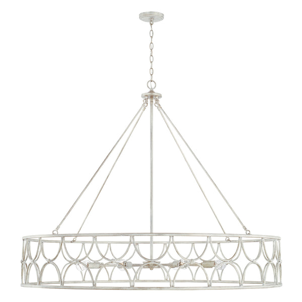 Capital Lighting - 443381WW - Eight Light Chandelier - Ricci - Winter White from Lighting & Bulbs Unlimited in Charlotte, NC