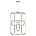 Capital Lighting - 542341AS - Four Light Foyer Pendant - Sylvia - Antique Silver from Lighting & Bulbs Unlimited in Charlotte, NC