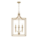 Capital Lighting - 542641AD - Four Light Foyer Pendant - Abbie - Aged Brass from Lighting & Bulbs Unlimited in Charlotte, NC