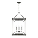 Four Light Foyer Pendant from the Merrick Collection in Old Bronze Finish by Capital Lighting
