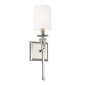 One Light Wall Sconce from the Laurent Collection in Polished Nickel Finish by Capital Lighting