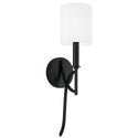 Capital Lighting - 642311MB-701 - One Light Wall Sconce - Sylvia - Matte Black from Lighting & Bulbs Unlimited in Charlotte, NC