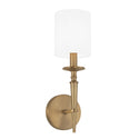 One Light Wall Sconce from the Abbie Collection in Aged Brass Finish by Capital Lighting