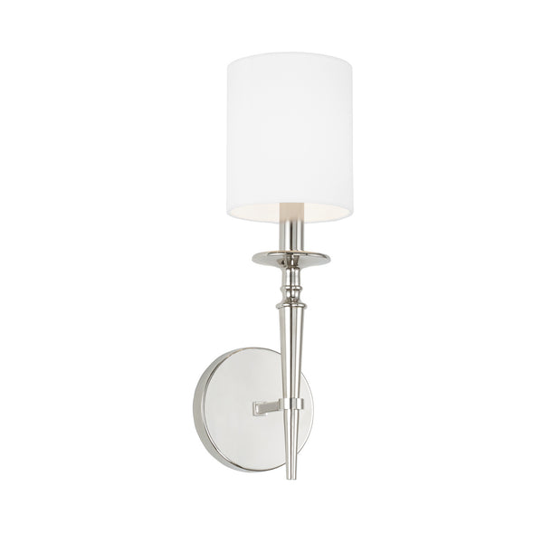 Capital Lighting - 642611PN-701 - One Light Wall Sconce - Abbie - Polished Nickel from Lighting & Bulbs Unlimited in Charlotte, NC