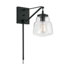 Capital Lighting - 642711MB-518 - One Light Wall Sconce - Dillon - Matte Black from Lighting & Bulbs Unlimited in Charlotte, NC