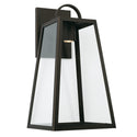 Capital Lighting - 943713OZ-GL - One Light Outdoor Wall Lantern - Leighton - Oiled Bronze from Lighting & Bulbs Unlimited in Charlotte, NC