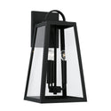Capital Lighting - 943732BK - Three Light Outdoor Wall Lantern - Leighton - Black from Lighting & Bulbs Unlimited in Charlotte, NC