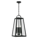 Capital Lighting - 943744BK - Four Light Outdoor Hanging Lantern - Leighton - Black from Lighting & Bulbs Unlimited in Charlotte, NC