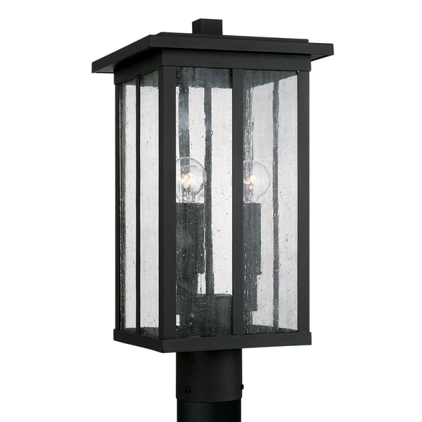 Capital Lighting - 943835BK - Three Light Outdoor Post Lantern - Barrett - Black from Lighting & Bulbs Unlimited in Charlotte, NC