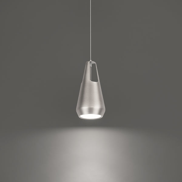 Modern Forms - PD-66110-BN - LED Mini Pendant - Ingot - Brushed Nickel from Lighting & Bulbs Unlimited in Charlotte, NC