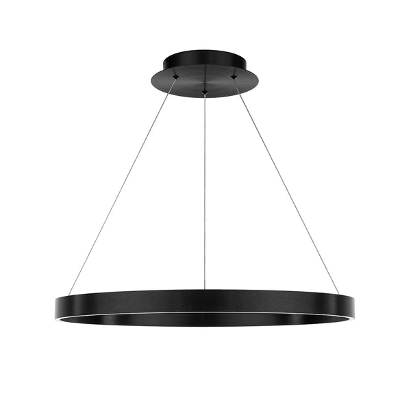 W.A.C. Lighting - PD-81124-BK - LED Pendant - Sirius - Black from Lighting & Bulbs Unlimited in Charlotte, NC