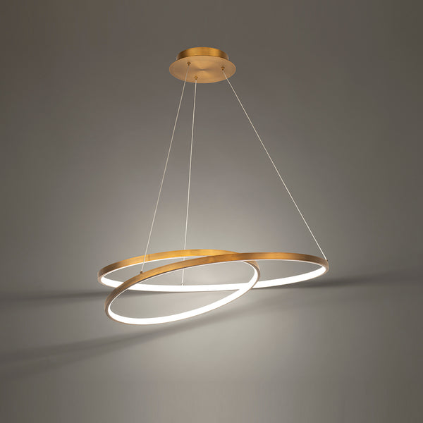 W.A.C. Lighting - PD-83128-AB - LED Pendant - Marques - Aged Brass from Lighting & Bulbs Unlimited in Charlotte, NC