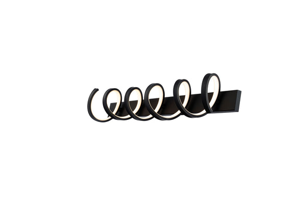 W.A.C. Lighting - WS-83139-BK - LED Bath - Marques - Black from Lighting & Bulbs Unlimited in Charlotte, NC