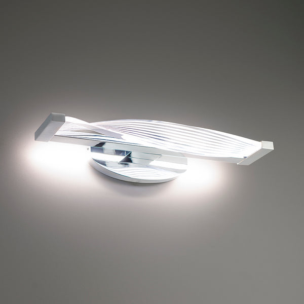 W.A.C. Lighting - WS-87117-CH - LED Bath - Wave - Chrome from Lighting & Bulbs Unlimited in Charlotte, NC