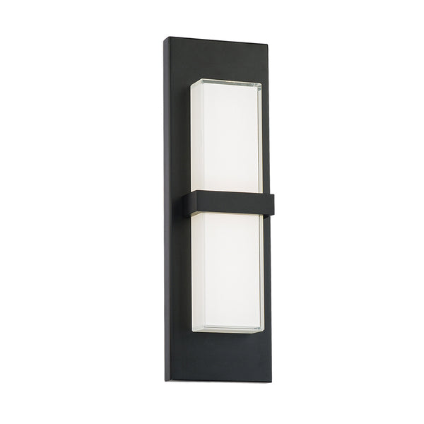 W.A.C. Lighting - WS-W21116-40-BK - LED Outdoor Wall Light - Bandeau - Black from Lighting & Bulbs Unlimited in Charlotte, NC