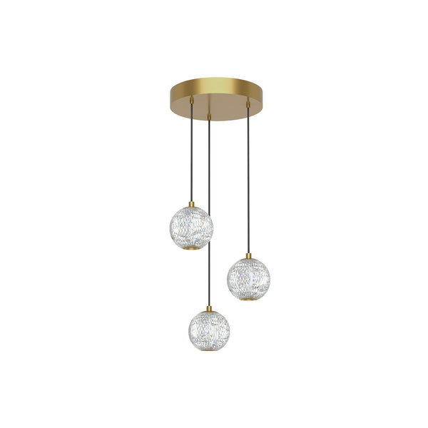 Alora - MP321203NB - LED Pendant - Marni - Natural Brass from Lighting & Bulbs Unlimited in Charlotte, NC