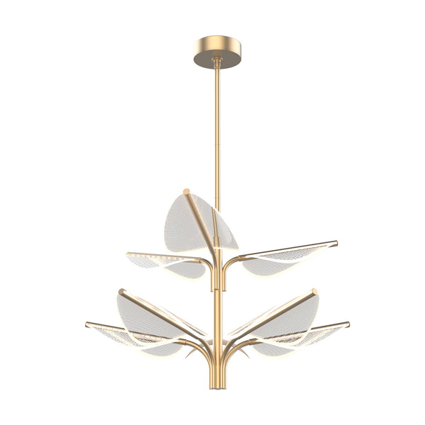 Alora - PD321132NB - LED Pendant - Flora - Natural Brass from Lighting & Bulbs Unlimited in Charlotte, NC