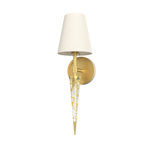 Alora - WV351101VBFG - One Light Bathroom Fixture - Kimpton - Gold Flake/Vintage Brass from Lighting & Bulbs Unlimited in Charlotte, NC