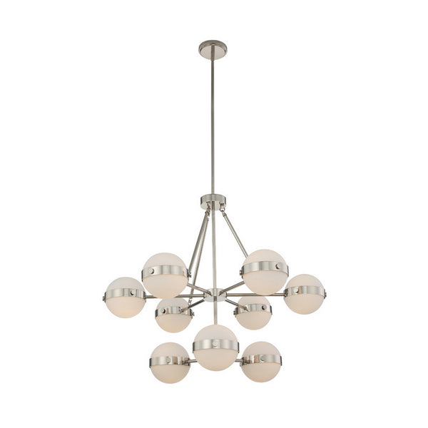 Kalco - 513973PN - LED Chandelier - Tacoma - Polished Nickel from Lighting & Bulbs Unlimited in Charlotte, NC