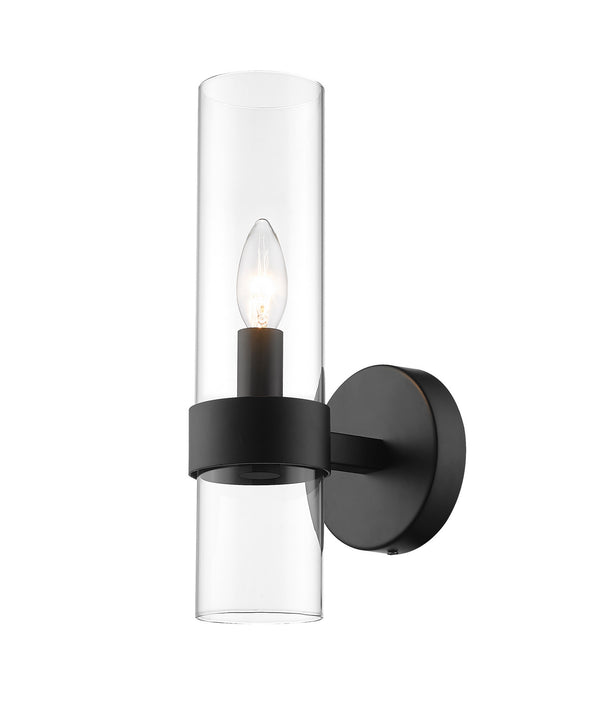 Z-Lite - 4008-1S-MB - One Light Wall Sconce - Datus - Matte Black from Lighting & Bulbs Unlimited in Charlotte, NC