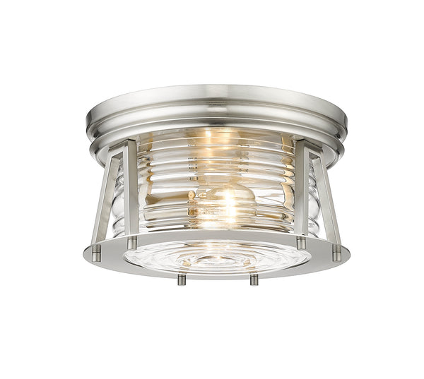 Z-Lite - 491F2-BN - Two Light Flush Mount - Cape Harbor - Brushed Nickel from Lighting & Bulbs Unlimited in Charlotte, NC